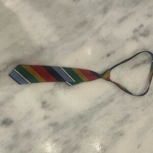 Multicolor Striped Boy’s Adjustable Tie
